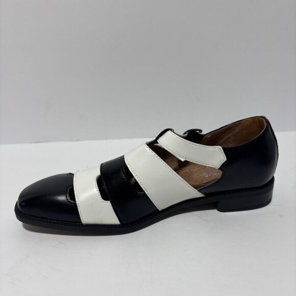 Stacy Adams Men’s Calderon Black/White Closed Toe Sandals, Size 7 M main image 4